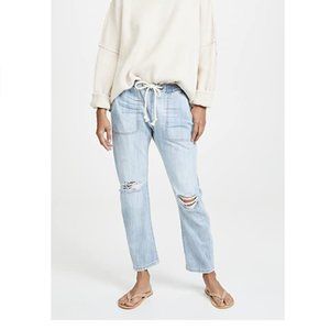 NWT - One Teaspoon Women's Shabbies Drawstring Boyfriend Jeans - Medium